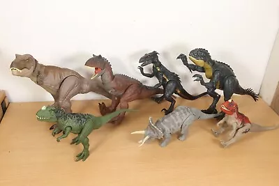 Buy Jurassic Park World Dinosaur Toy Bundle X7 SFX Scorpios Rex Indoraptor Job Lot • 69.95£