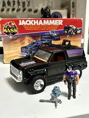 Buy Vintage Jackhammer Venom Kenner MASK Vehicle With Cliff Dagger & Box Boxed  • 90£