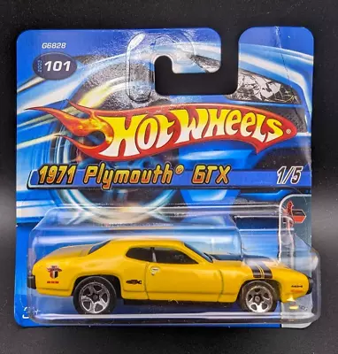 Buy Hot Wheels #101 1971 Plymouth GTX Yellow Muscle Mania Vintage 2005 Release L36 • 5.95£