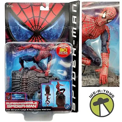 Buy Marvel's Super Poseable Spider-Man Figure Series 1 Toy Biz 2001 #43706 NEW • 122.05£