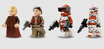 Buy LEGO STAR WARS Clone Wars Minifigures ONLY 75354 Coruscant Gunship Brand New • 18.99£