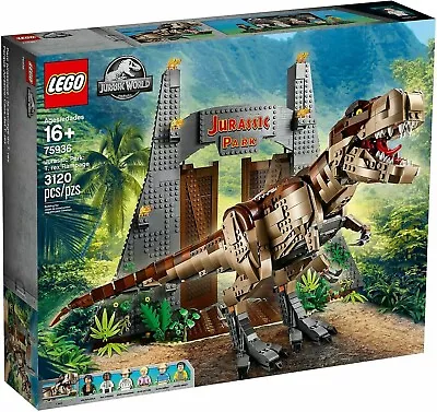 Buy Lego 75936 Jurassic Park The Fury Of The T-rex - Misb Perfect Retired - New Retired • 317.21£