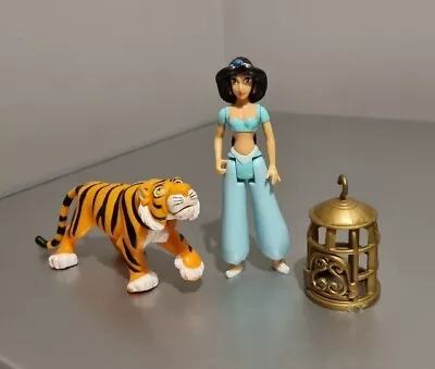 Buy Rare Disney Aladdin Jasmine & Rajah Mattel Action Figure 1992 • 34.95£