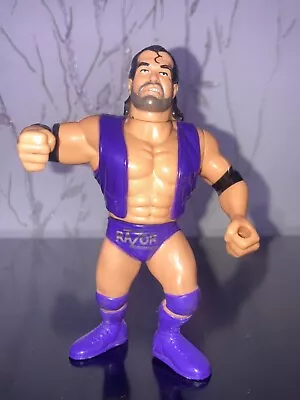 Buy Vintage  WWF Hasbro Purple Razor Ramon Retro Wrestling Figure WORKING  Not Moc • 69.99£