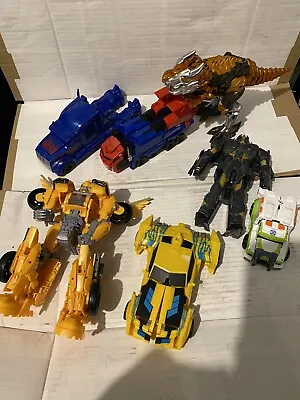Buy Transformers Dinobot Beast Mode Bumblebee Optimus Prime Job Lot Bundle X7 • 0.99£