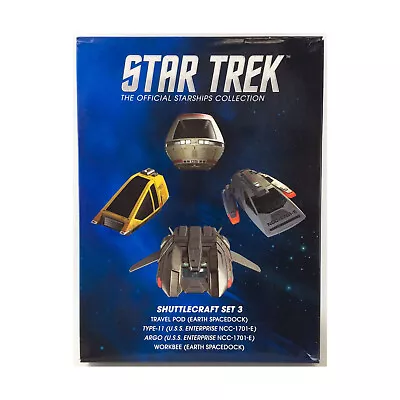 Buy Eaglemoss Star Trek Starship Shuttlecraft Set 3 NM • 106.02£