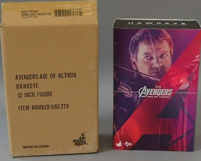 Buy Marvel Hawkeye Sixth Scale Action Figure Hot Toys Avengers Age Of Ultron MMS289 • 258.60£