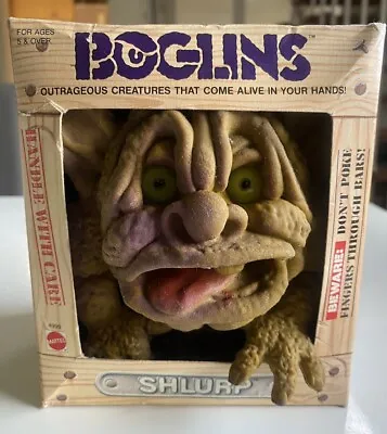 Buy Vintage Mattel Boglins - Shlurp - In Box - Bogglins Green • 46£