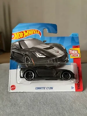 Buy Hot Wheels 2023 K Case Corvette C7 Z06 Grey Colour HW Then And Now New/Sealed • 3£
