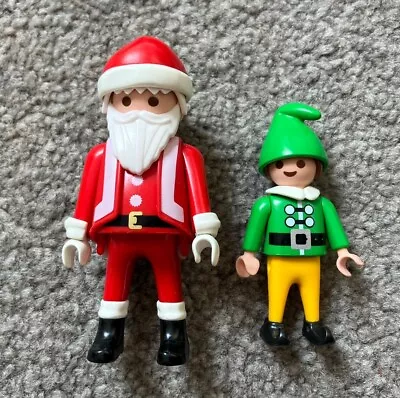 Buy Playmobil Santa Father Christmas & Elf Figures • 4£