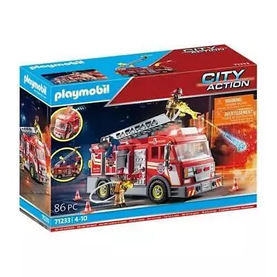 Buy Playmobil Fire Truck 71233 City Action Rescue 86 Piece Set  Bnib • 27.99£