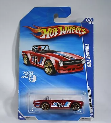 Buy Hot Wheels Triumph TR6 In Red From Faster Than Ever Series 3/10 • 4.99£
