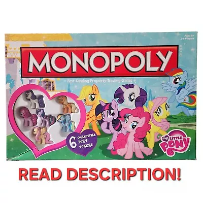Buy Monopoly My Little Pony Board Game Hasbro 2013 Incomplete  • 29.18£