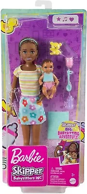 Buy Mattel Barbie Skipper Babysitter Inc Hjy31 Skipper & Baby Game Set • 24.67£