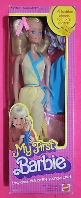 Buy 1980 Mattel Vintage 80's My First Barbie • 145.81£