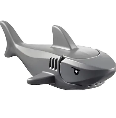 Buy LEGO Grey Shark With Eyes & Grills Figure Part 14518c01pb01 CITY SEA Animals • 4.99£