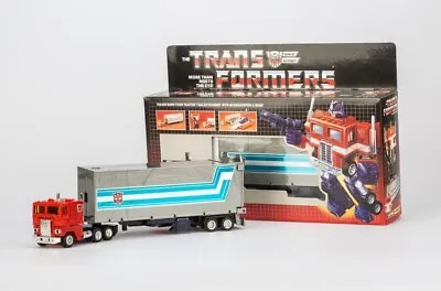 Buy HOT Toy Transformers G1 Optimus Prime Trailer Container Truck Action Figure Gift • 47.99£