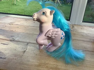 Buy 1983 Vintage My Little Pony Pegasus Sprinkles Lilac Blue Ducks Generation 1 • 28.50£