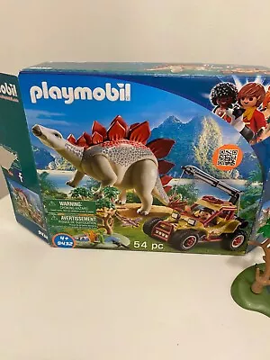 Buy Playmobil Dino 9432 The Explorers Vehicle With Stegosaurus • 8.99£