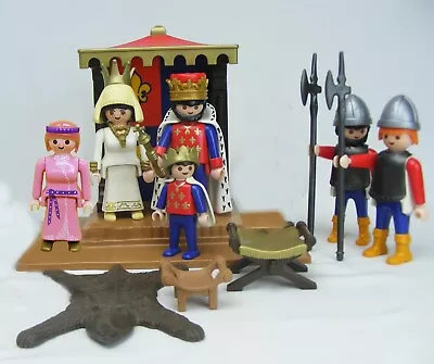 Buy Playmobil Vintage 3659 Medieval Knights King And His Court- 6 Figures • 14.99£