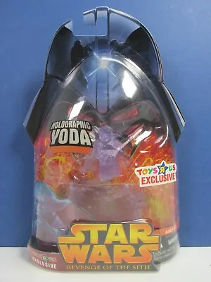 Buy Star Wars REVENGE OF THE SITH HOLOGRAPHIC YODA Action Figure ROTS Hasbro 2005 • 12.03£