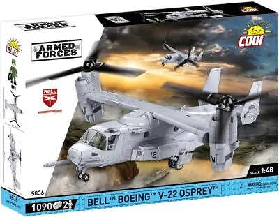 Buy COBI, BELL BOEING V-22 Osprey Military Aircraft – 1090 Pieces, 1/48, COB5836 • 93.23£