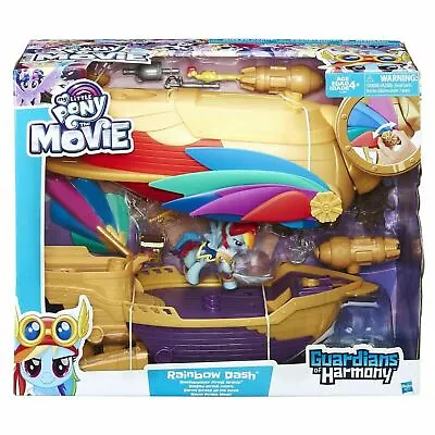 Buy My Little Pony Movie SWASHBUCKLER PIRATE AIRSHIP Rainbow Dash Playset Figure Toy • 17.99£