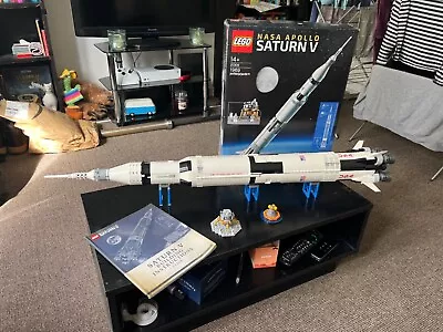 Buy LEGO Ideas: NASA Apollo Saturn V (92176) - Built, Displayed And Deconstructed • 53.56£