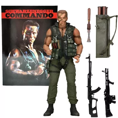 Buy NECA Ultimate Commando John Matrix Schwarzenegger 7  Action Figure Model Toys • 33.99£