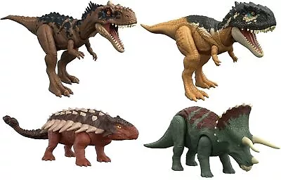 Buy Jurassic World Roar Strikers Dinosaur Action Figures With Sound Effects Official • 14.49£