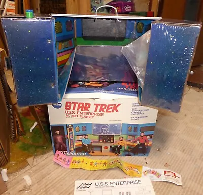 Buy Star Trek Mego Bridge Playset Boxed Complete 1974 + 5  Figure Enterprise 8  • 534.99£