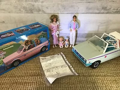 Buy Mattel 1981 - Barbie VW Golf Convertible Heart Family + Family - 80s Vintage • 162.72£