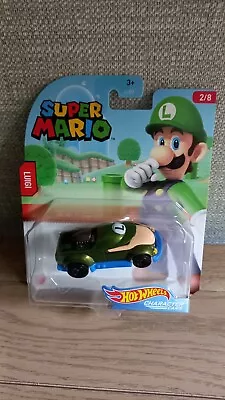 Buy Hot Wheels Character Cars: Super Mario: Luigi • 8.99£