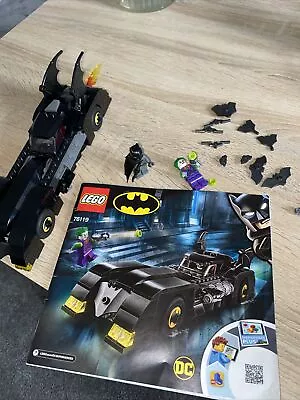 Buy Lego Batmobile: Pursuit Of The Joker 76119 Complete With Instructions • 20£