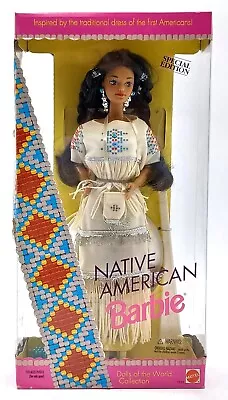 Buy 1992 DotW Native American Barbie Dolls / Dolls Of The World / Mattel 1753, Original Packaging • 43.12£