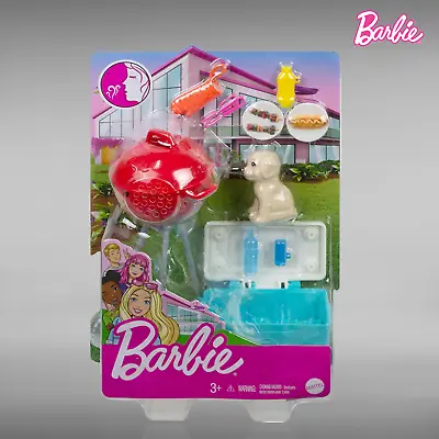 Buy Mattel Barbie GRG76 Mini Play Set With Pet And Themed Accessories • 11.24£
