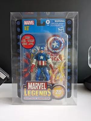 Buy Hasbro Marvel Legends 20th Anniversary Series - Captain America - MOC With Case • 40£