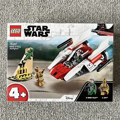 Buy LEGO Star Wars Set 75247 Rebel A-Wing Starfighter Brand NEW Sealed VGC • 25£