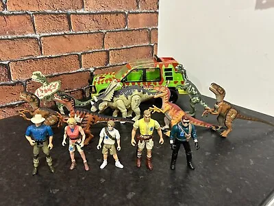 Buy Jurassic Park Vintage BIG Bundle Figures Vehicle & Dinosaurs JP Kenner 1993 RARE • 139.99£