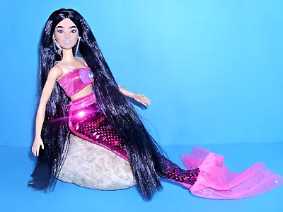 Buy %***Super Beautiful Barbie*Mermaid Outfit*Long Shiny Black Hair***% • 15.73£