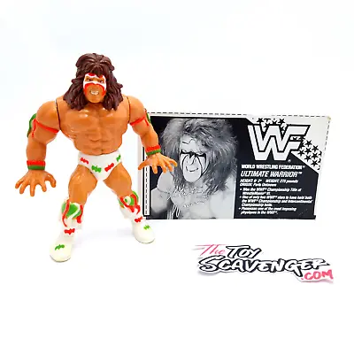 Buy WWF HASBRO ☆ ULTIMATE WARRIOR Good Nose Vintage Wrestling Bio Card 90s Series 2 • 27.99£