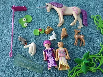 Buy Vintage Playmobil 5208 Take Along Unicorn Fairyland Figures & Spares • 7.99£