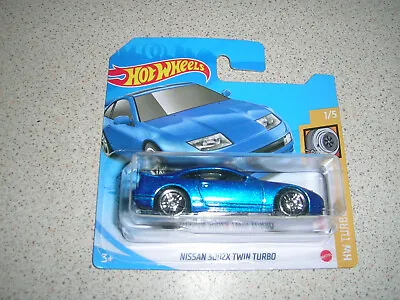 Buy Hot Wheels Turbo Nissan 300zx Twin Turbo In Dark Blue Rare Short Card • 6.29£