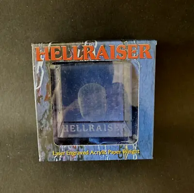 Buy Hellraiser Pinhead Laser Engraved Acrylic Paperweight Neca • 82.68£