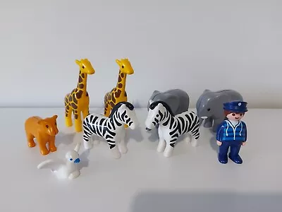 Buy Playmobil Zoo Animals Bundle Giraffes, Zebras, Elephant  • 14.99£