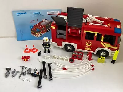 Buy PLAYMOBIL 5363  Fire Engine With Flashing Lights And Siren Instructions And Box • 9.99£