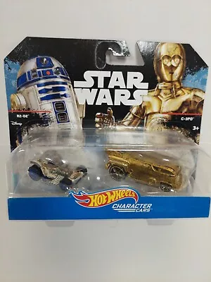 Buy New Sealed Hot Wheels Star Wars Character Cars R2-d2 & C3po 2-pack Diecast Cars • 7.99£