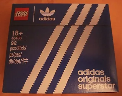 Buy Lego 40486 Adidas Superstar Sealed In Mint Condition Lego Icons Discontinued • 27.99£