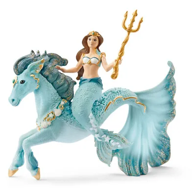 Buy SCHLEICH Bayala Mermaid Eyela On Underwater Horse Toy Figures, 5 To 12 Years • 19.99£