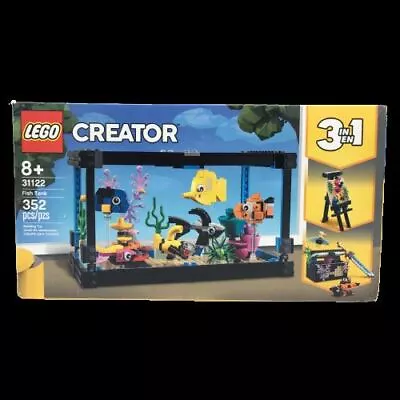 Buy LEGO Creator 3 In 1 Fish Tank 352 Piece Building Kit Toy Set 31122 BRAND NEW • 151.46£